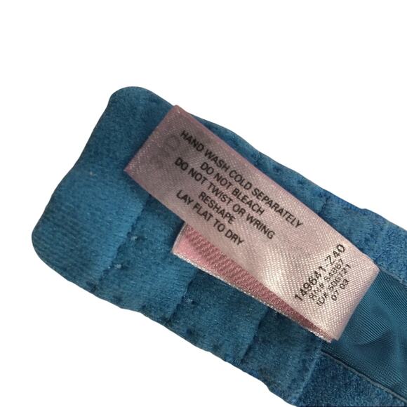 Victoria Secret Bra 34D Slate Blue Underwire Padded Full Coverage Dual Strap - Picture 6 of 9